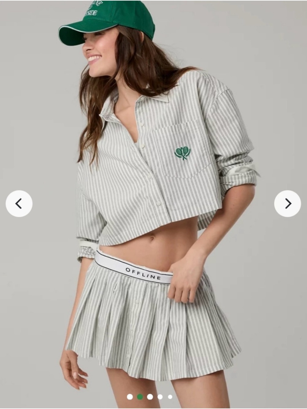 NWT Aerie medium offline Oxford skirt
